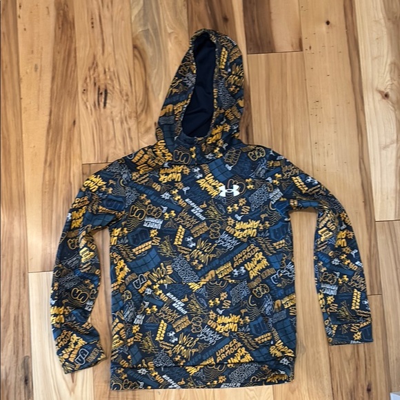 Under Armour Kids Hoodie Set - Gray, Orange, Multicolor - Picture 6 of 9